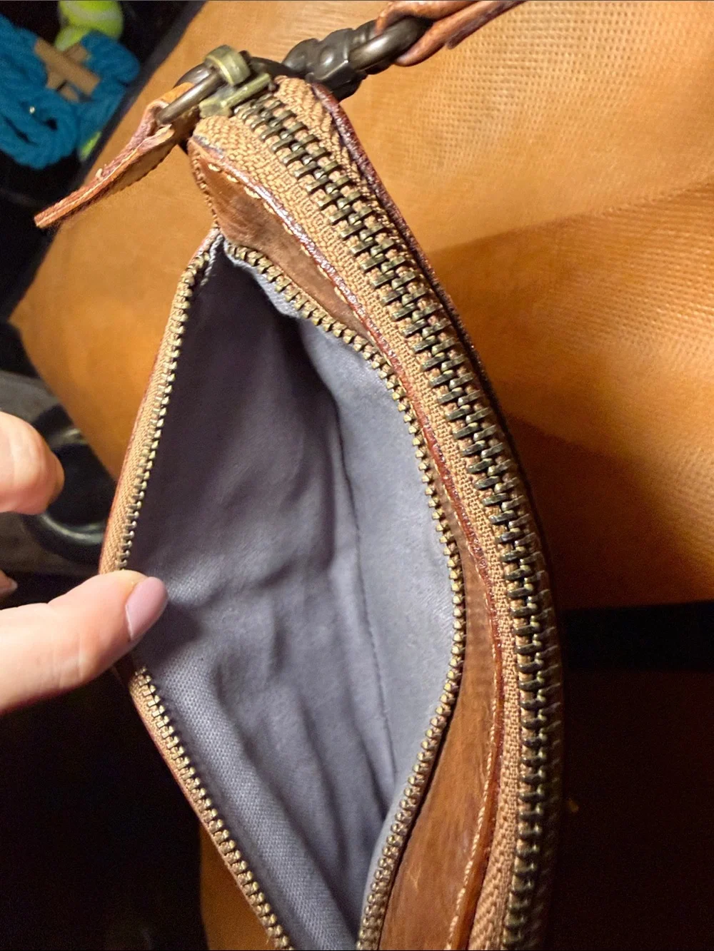 N/A compact leather